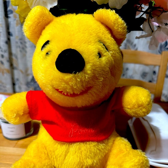 Disney Toys 97s Vintage Winnie The Pooh Bear Plush 10 Sears Walt